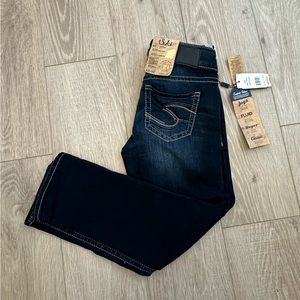 silver jean co suki mid capri w24 L221/2